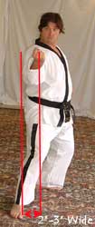 Stance width